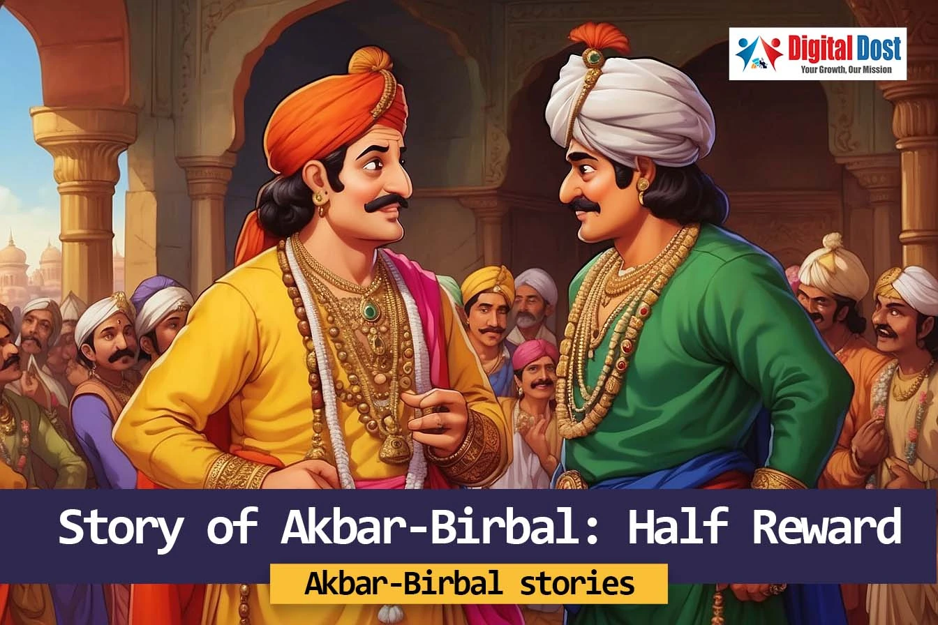 Story Of Akbar Birbal Half Reward