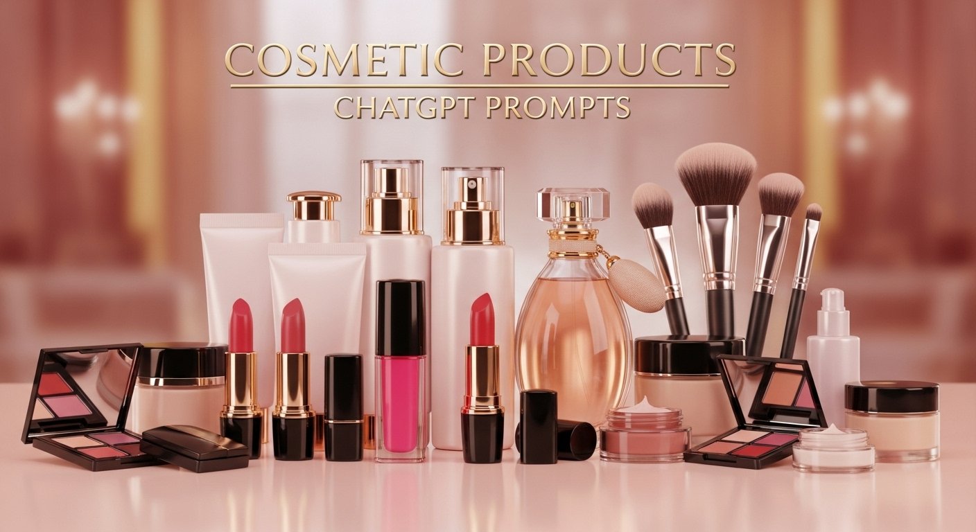 Cosmetic products chat gpt prompts