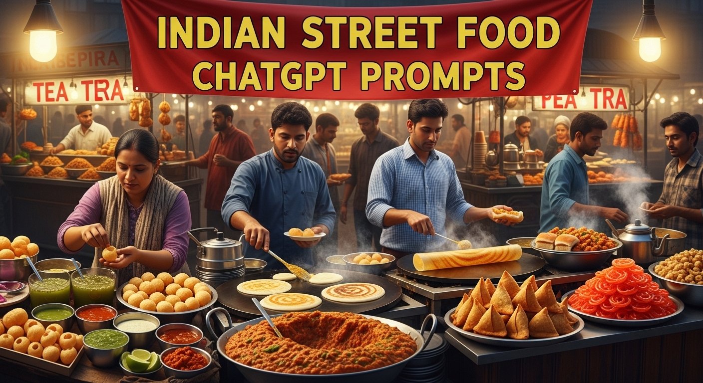 Indian street food chat gpt prompts