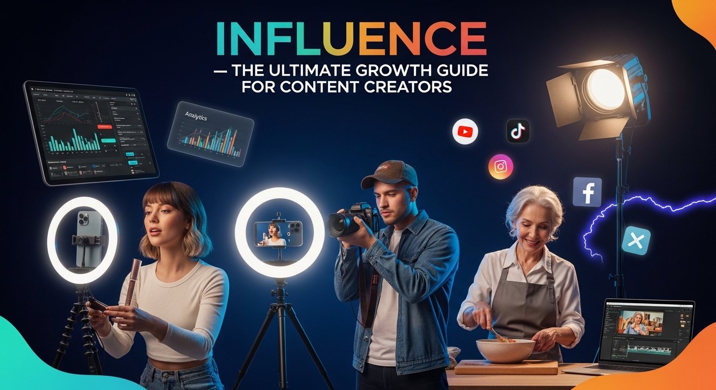 Influence the ultimate growth guide for content creators